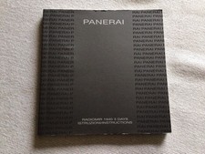 Libretto Booklet Panerai Radiomir 1940 3 Days