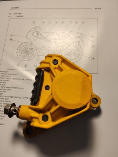 Pinza freno posteriore - posteriore, aprilia