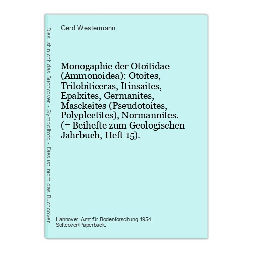 Monogaphie der otoitidae - der,