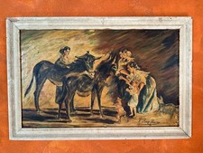 Olio su tela originale del 1890 firmato PABLO RUIZ PICASSO