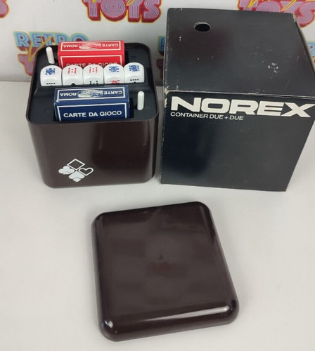Norex scatola nera dadi - nera, poker