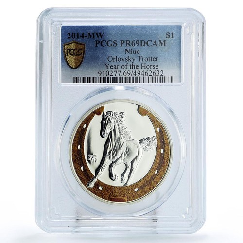 Niue dollar horse year - niue, 1