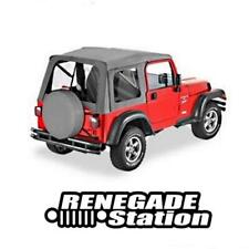 Jeep Wrangler TJ Supertop Capote Softtop per Porte Acciaio Grigio Denim Bestop 96-06