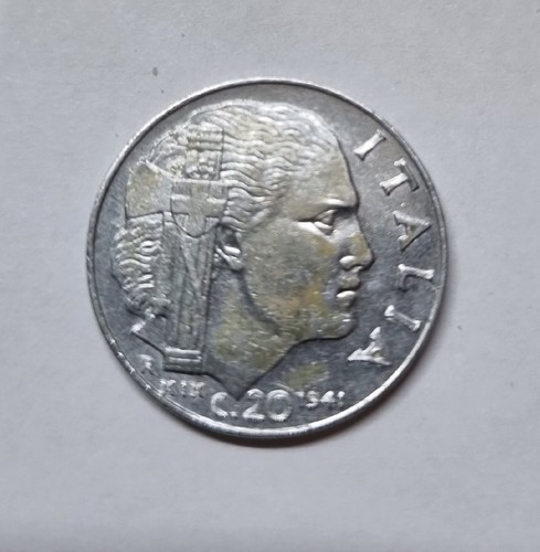 Moneta centesimi di lire - da, 20