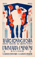 Vintage 1930s Teatro Romano