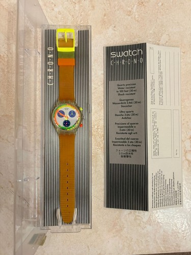 Swatch chrono 1992 jelly stag - chrono,