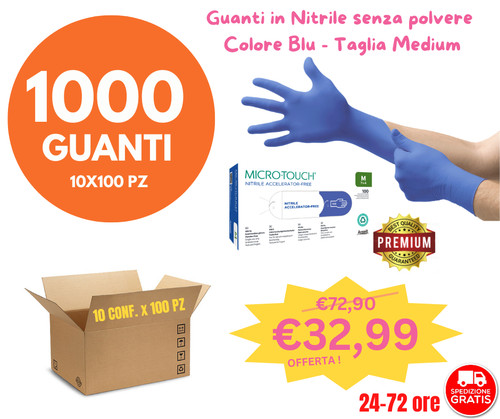 1000 guanti nitrile - guanti,
