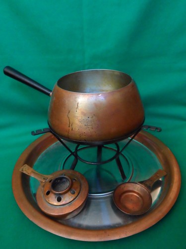 Set fonduta rame - fonduta, vintage