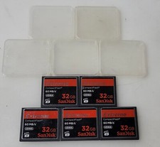 Lot of 5 SanDisk Extreme 32GB