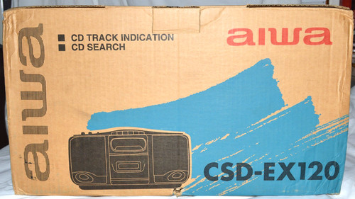 Nos aiwa stereo boombox - aiwa,