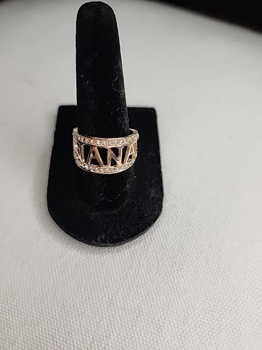 Anello nana placcato oro con - anello,