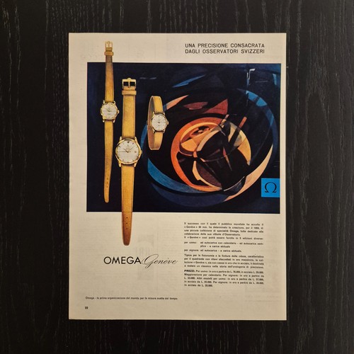 1959 omega geneve - geneve, original