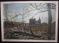 Dipinto olio 1988 paesaggio