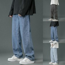 Jeans uomo blu chiaro baggy