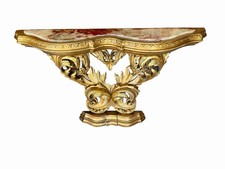 Golden Baroque Console with