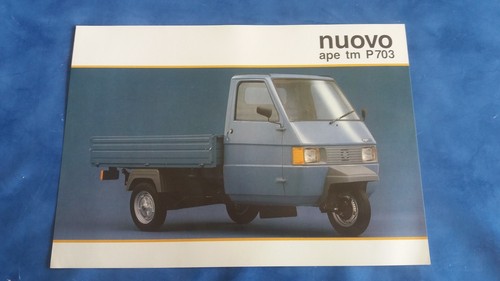 Depliant piaggio ape 703 - depliant,