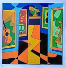 Ugo Nespolo, litografia.