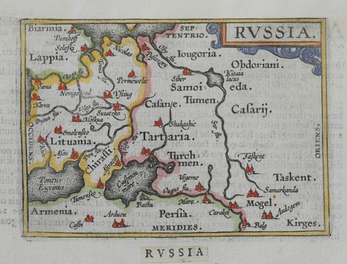 Russia mappa originale antica - russia,