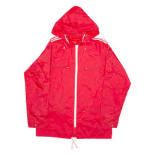 Uomo Pioggia Giacca Rosso con