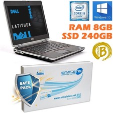 COMPUTER NOTEBOOK DELL LATITUDE E6420 I5 14" 8GB 240GB SSD BATTERIA NUOVA