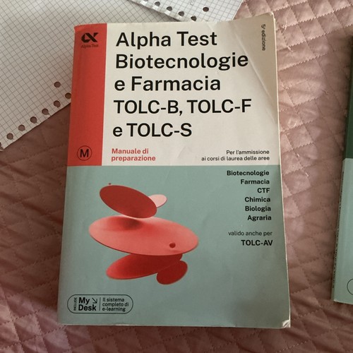 Alpha test biotecnologie - test,