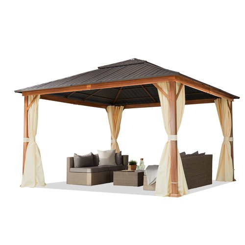Gazebo giardino 4x4 m - gazebo,