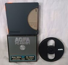 Bobine AGFA pari al nuovo senza nastro 1/4"  13 cm diametro  Reel To Reel