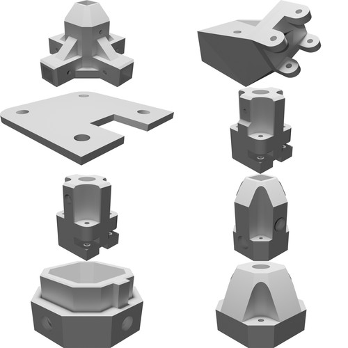 Kit montaggio antenna double - montaggio,