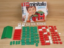 set LEGO MINITALIA MEDIUM HOUSE 2-8 anni '70 vintage incompleto mattoncini di da