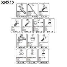 Kit portapacchi GIVI sr312 per