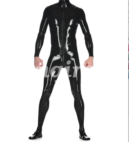 Latex catsuit men handsome - latex,