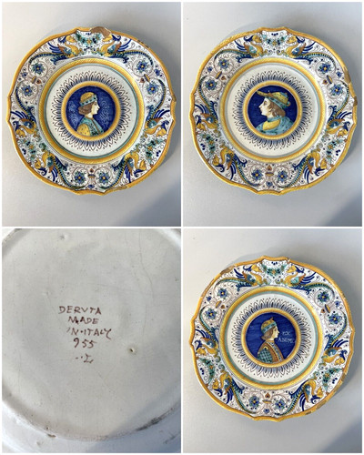 Lotto piatto parete maiolica - 3,