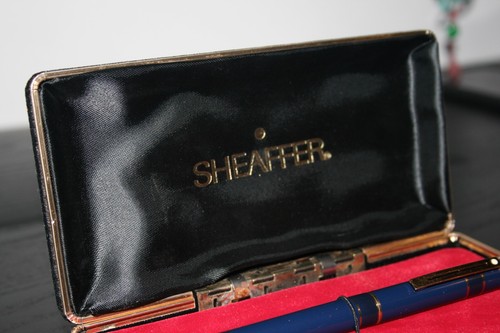 Sheaffer targa laccata blu