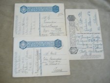 GUERRA DI ETIOPIA-3 FRANCHIGIE 1936 DI CC.NN. PER GIOVACCHINI-CORSICA ITALIANA