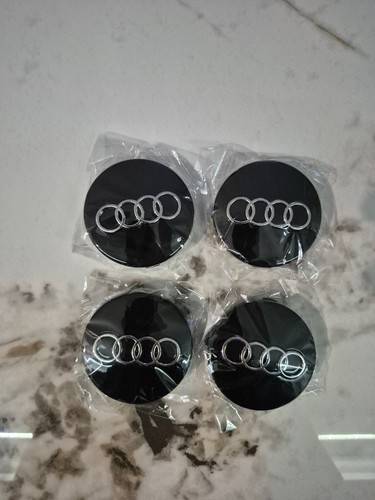 Coprimozzi nero lucido audi - coprimozzi,