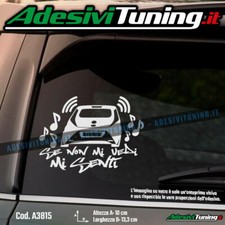 Adesivo Se non mi vedi mi