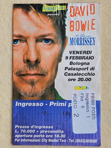 David bowie biglietto - bowie,