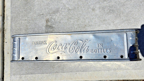 Chrome coca cola bottle - coca-cola,
