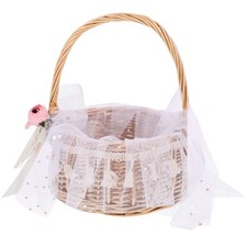 Cesto regalo bomboniera matrimonio cesto caramelle cesto fiori garza vimini cesto frutta