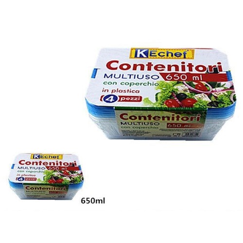 Set 4pz contenitori multiuso - contenitori,