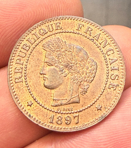Centimes cérès 1897 - 5, (