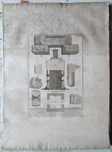 Incisione originale piranesi - incisione,