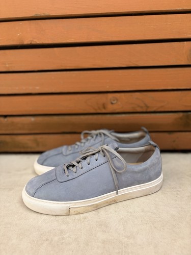 Grenson sneaker blu nabuk - 1,