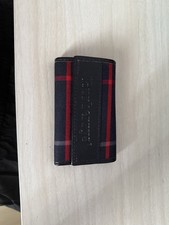 Burberrys Key Case Porta Chiavi Blu E Rosso 6 Ganci