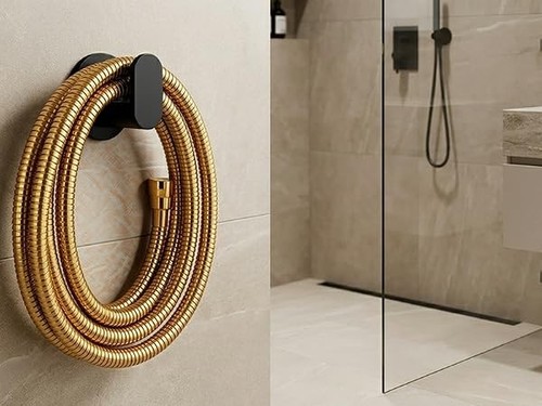 Tubo flessibile doccia oro - tubo,