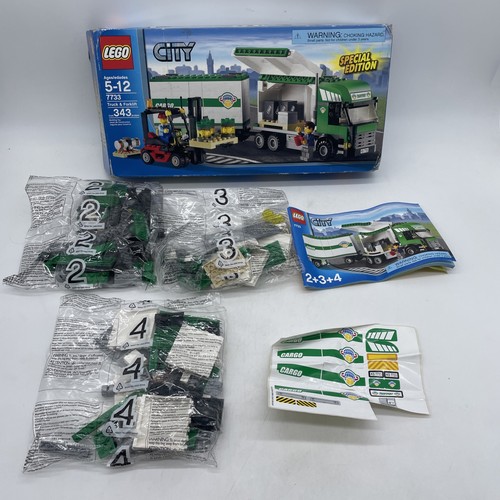 Lego 7733 camion carrello - e,