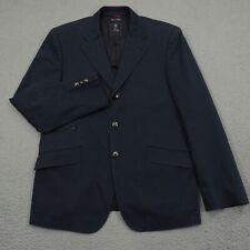 Giacca Fay 42R blu navy cotone elasticizzato destrutturato blazer da viaggio cappotto sportivo ITALIA