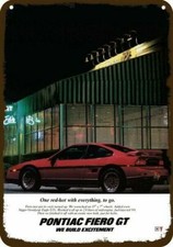 1986 PONTIAC FIERO GT Red