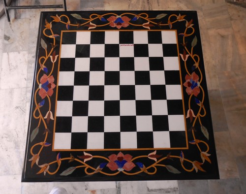 Scacchiera marmo nero - 2'x2',