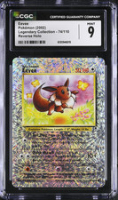 Cgc pokemon 2002 eevee - cgc, 9